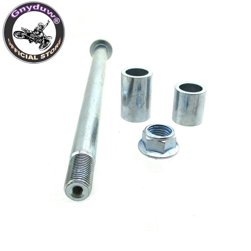 Gnyduw 15mm Drilled Rear Wheel Axle For Chinese Pit Dirt Bike Motor Parts