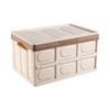 30L Household Folding Storage Box With Lid Storage Box Laundry Basket Closet Storage Box Plastic Storage Box