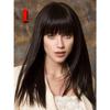 Long Wigs Natural Straight Capless Wig With Full Bangs Hair Wig
