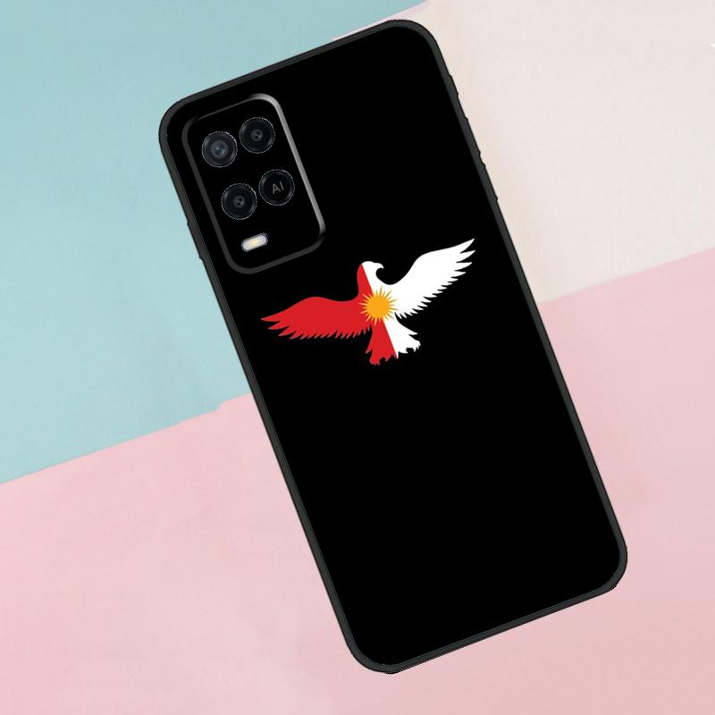 Yazidis Flag For Oppo A16 A76 A96 A15 A80 A60 A40 A94 A54 A98 A78 A18 A38 A58 A17 A77 A74 A57S Phone Case