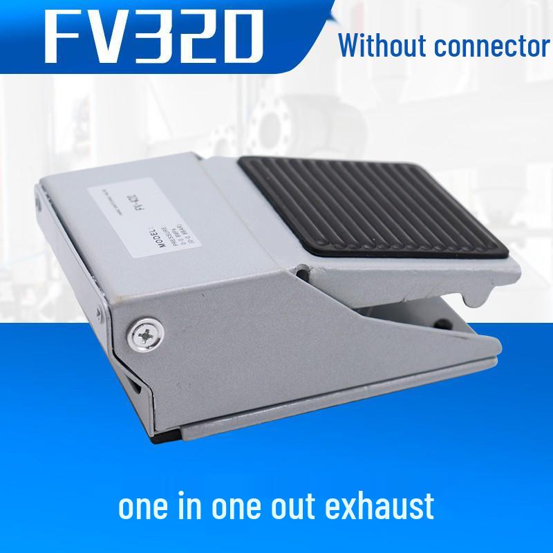 Two-Position Pneumatic Foot Pedal Valve Switch FV420/320: Four-Way, Three-Way Cylinder Controller 4F210-08L