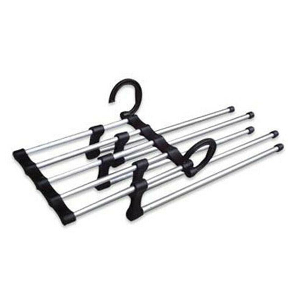Multifunctional Five-in-one Trouser Rack Retractable Magic Trouser Rack Hanger