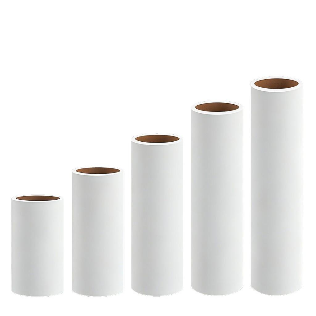 Kulaté odtrhávací náhradní nálepky na váleček na vlákna