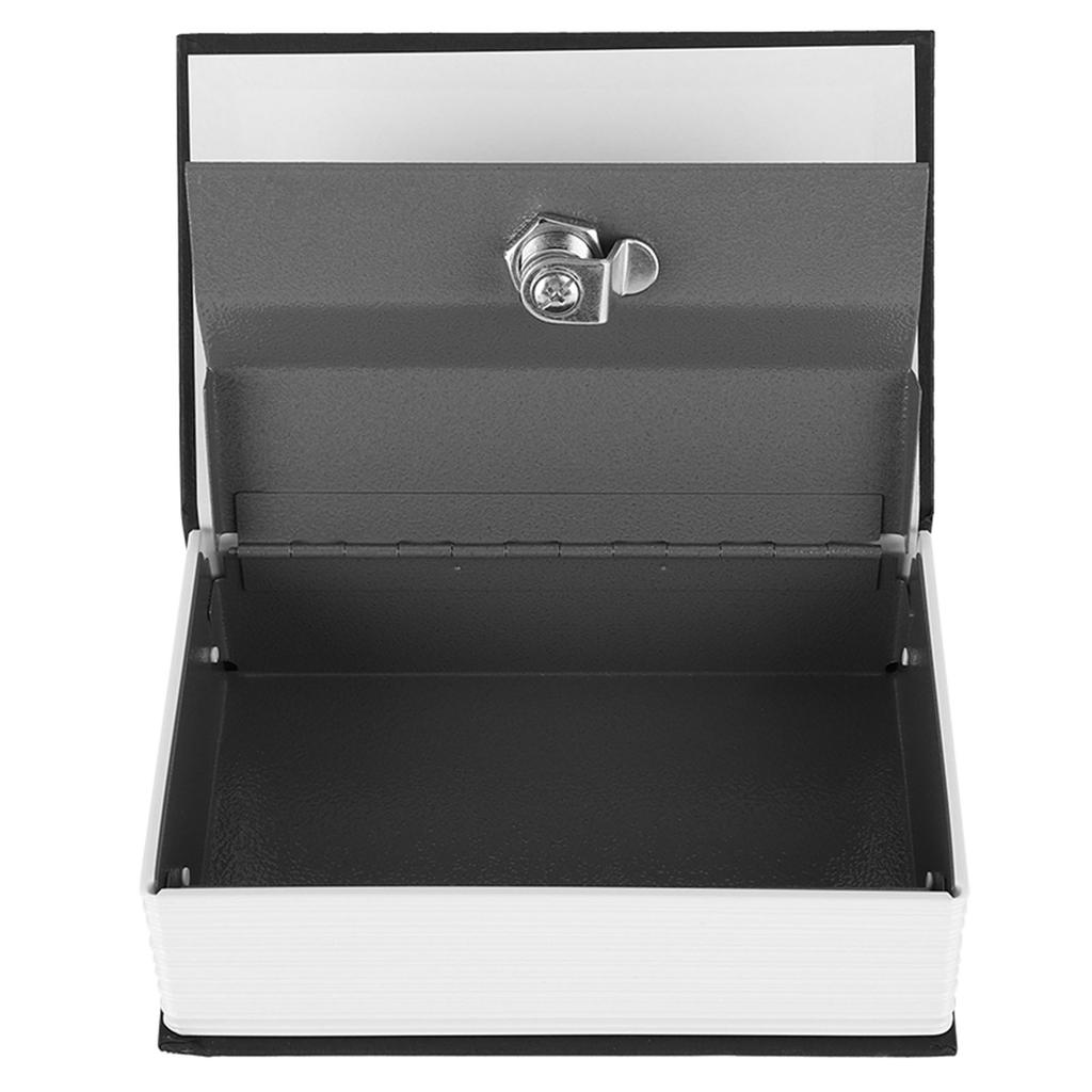 Black English Dictionary Safe Box Money Jewelry Collection Storage Case with 2Keys