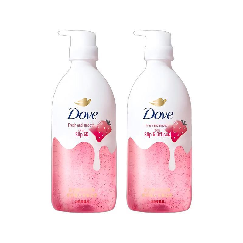Гель для душа Dove Sweet Strawberry Essence с овсяным молоком