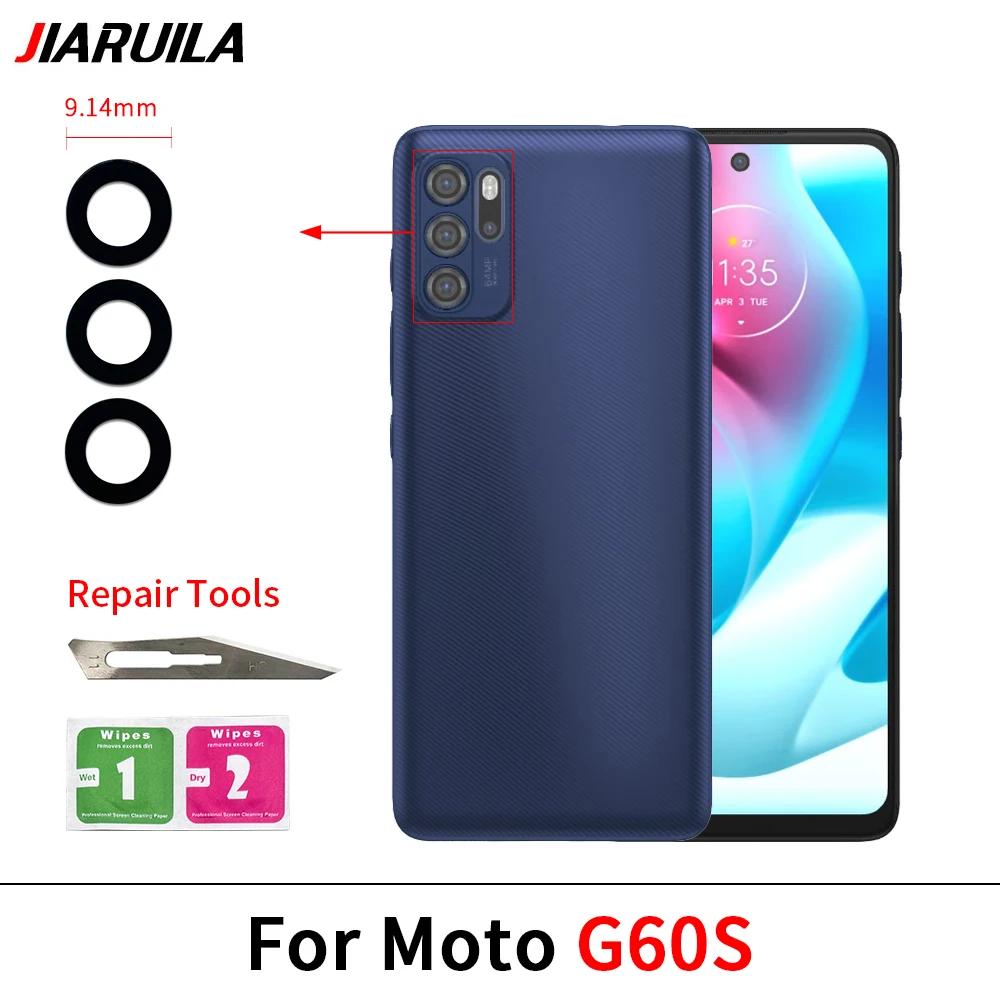 Camera Lens For Moto G85 G100 G200 G62 G60S G54 5G G52 G51 5G G41 G24 Power G14 Rear Back Camera Glass Lens With Glue Adhesive