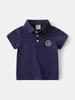 Polo de Manga Curta Estilo Coreano para Crianças - Camiseta de Algodão de Verão para Meninos