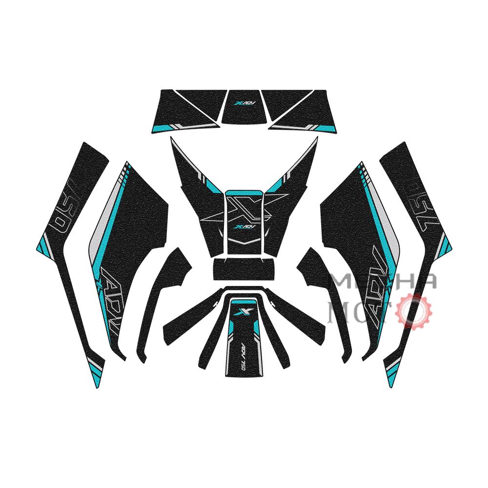 X ADV 750 2023 Accessories Full Graphic Kit for XADV 750 X-ADV 750 2021 2022 2024 Anti-slip Thickened Armor Patch Sticker
