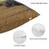 Modern Day Harvest Square Pillowcase Polyester Linen Velvet Printed Zip Decorative Throw Pillow Case Car Cushion Case