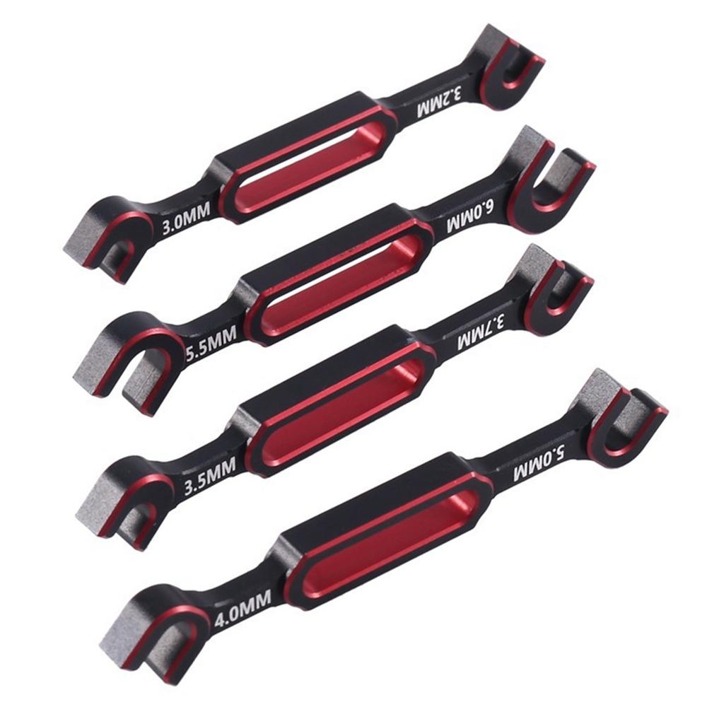 4Pcs RC Car Wrench 3/3.2/3.5/3.7/4/5/5.5/6Mm Ball Heads End Joint Remover Universal Tool For RC Car Drone Boat