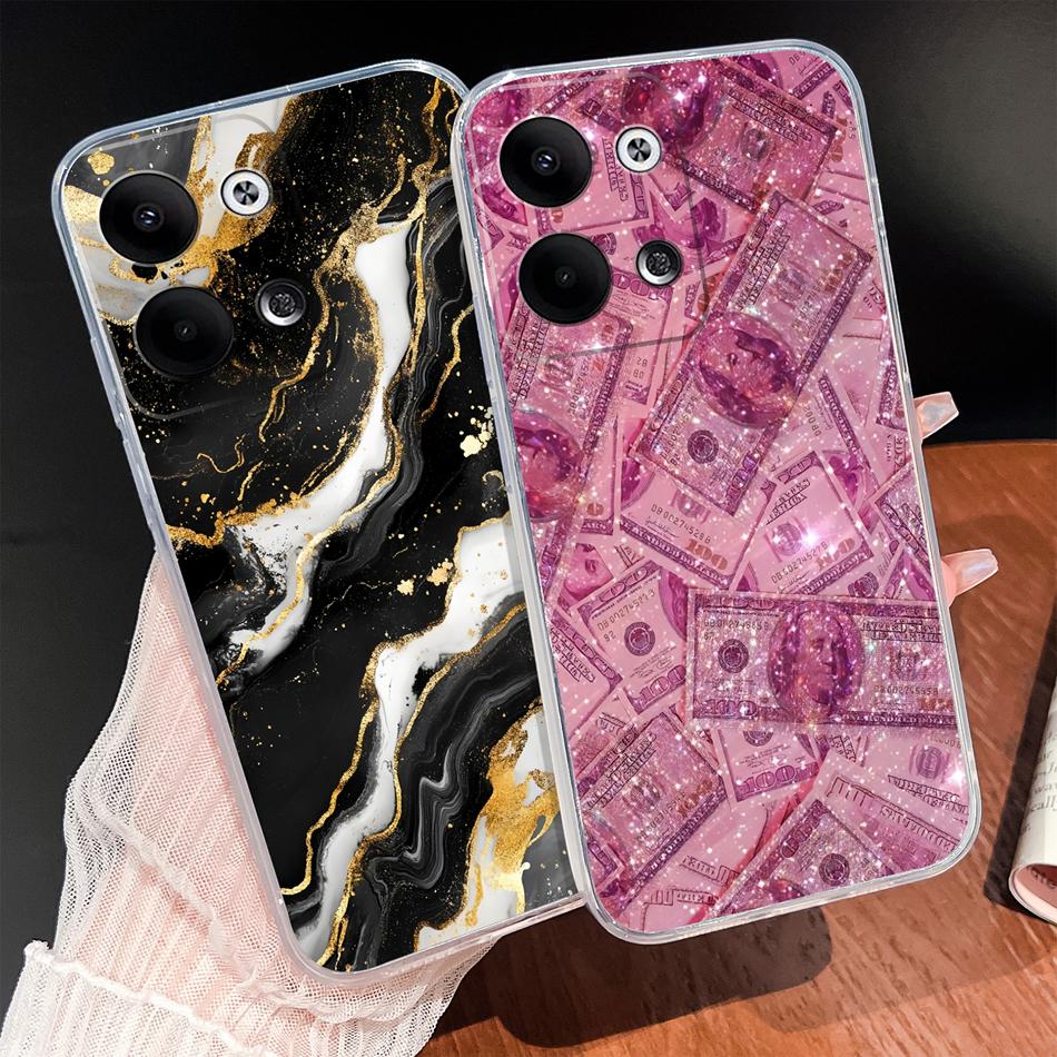 For Oppo Reno 9 Pro Plus 5G Phone Case Lovely Cartoon Soft TPU Transparent Silicone Lightweight Back Cover For Oppo Reno9 Funda