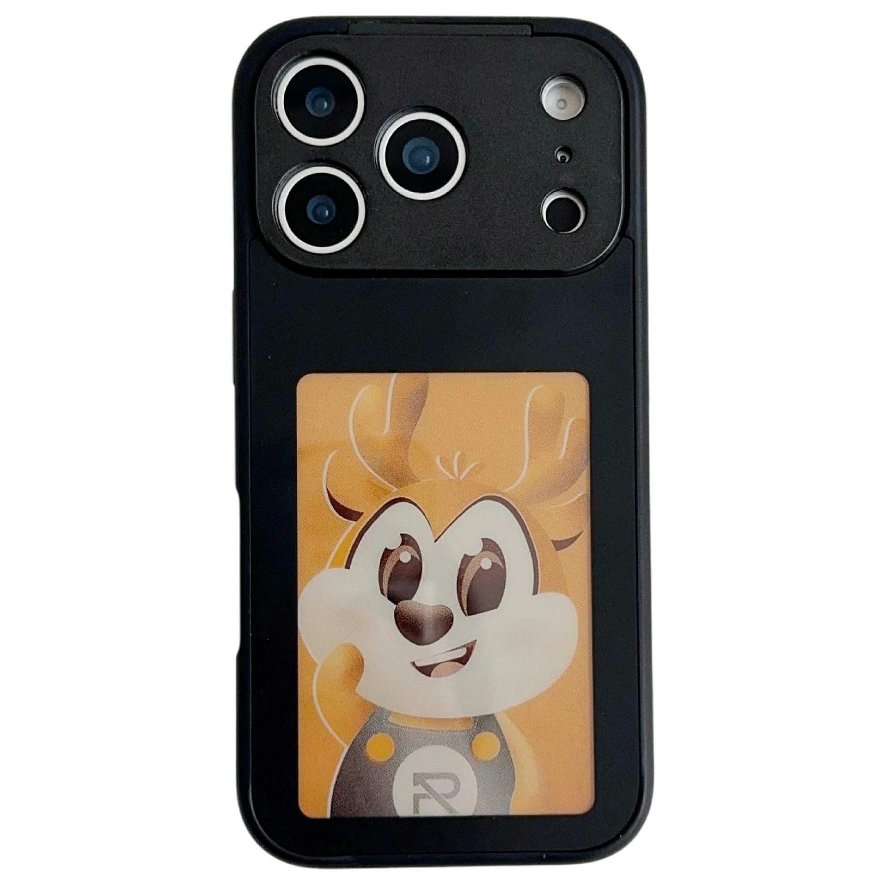 

For iPhone 17 Pro E Ink Phone Cover 4-Color Display Pattern Customized Case