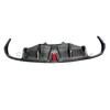 Porsche Macan Carbon Fiber Rear Lip Diffuser with Navigation Lights