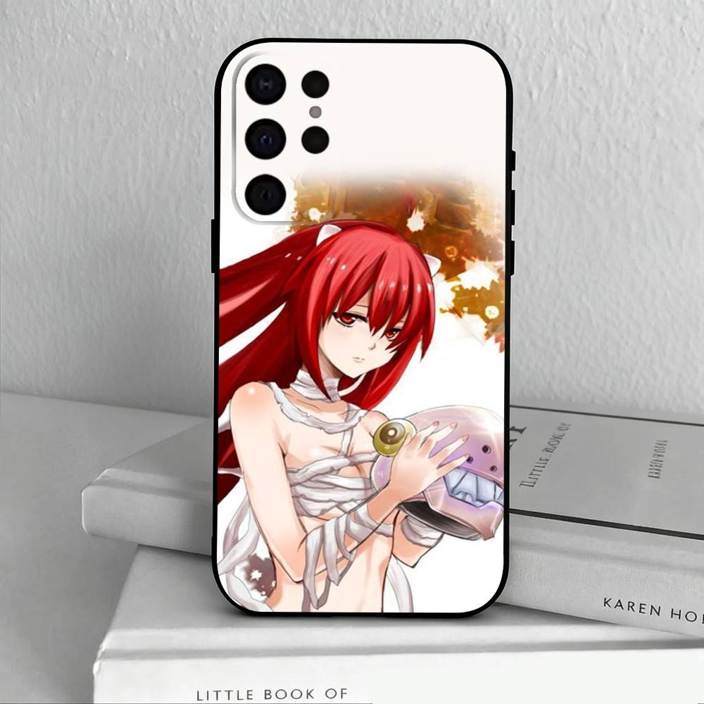 E-Elfen Lied L-Lilium Lucy  Phone Case For Samsung S25,S24,S21,S22,S23,S30,Ultra,S20,Plus,Others Soft Black Cover