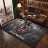 Tappeto in Velluto di Cristallo Personalizzato Harley-Davidson, Tappeto Morbido Antiscivolo con Testo Nome Personalizzato per Soggiorno Camera da Letto