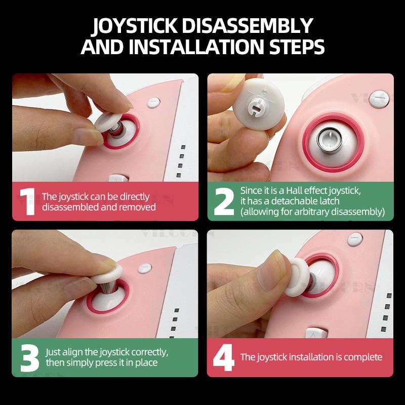 NS1 Wireless Gamepad for Switch Lite OLED Compatible Joy-Con L/R with Hall Joystick and Turbo