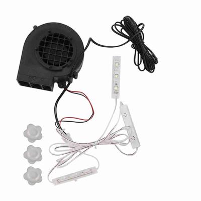 Gonfiabili Soffiatore d'aria Soffiatore gonfiabile di Natale Pompa con 3 set di lampadine LED bianche per esterni