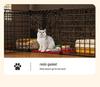 Indoor Cat Villa: Multi-Layer Winter Home & Toilet, Spacious Cabinet Bed