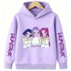 Hoodies Sweatshirts Girls Children's Cartoon Print Fashion Sweatshirt Cute Casual Comfortable Hoodie Girl Children
