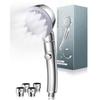 Shower Head Micro Nano Bubble Developed Japanese Company Beautiful Skin Pore Care Water Saving Pressure Boost Low Apartment Compatible 3D Rotation 3 4