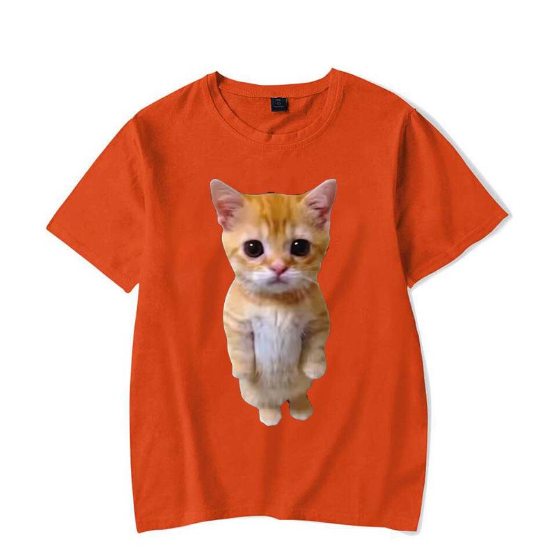Funny Cat 3D Print Women Casual T-Shirt Women Men Summer Harajuku T Shirts Girl Boy Casual Fashion Clothes