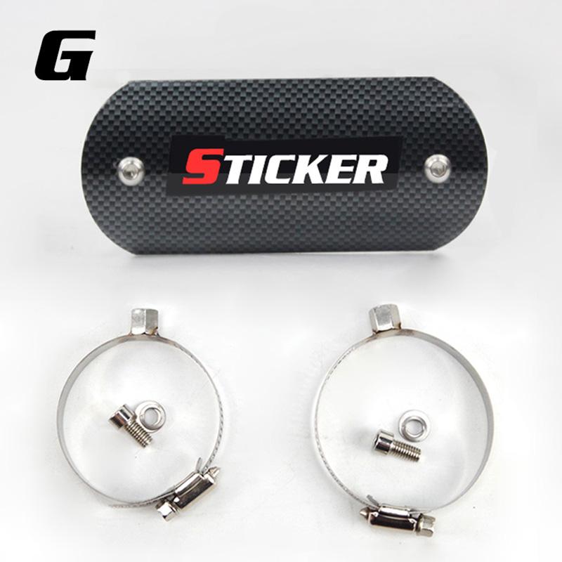 40-63mm Motorcycle Exhaust Pipe Heat Shield Cover Guard Anti Scalding Wrap Protector For CBR500 Z900 MT07 RC390 R3 GSXR750