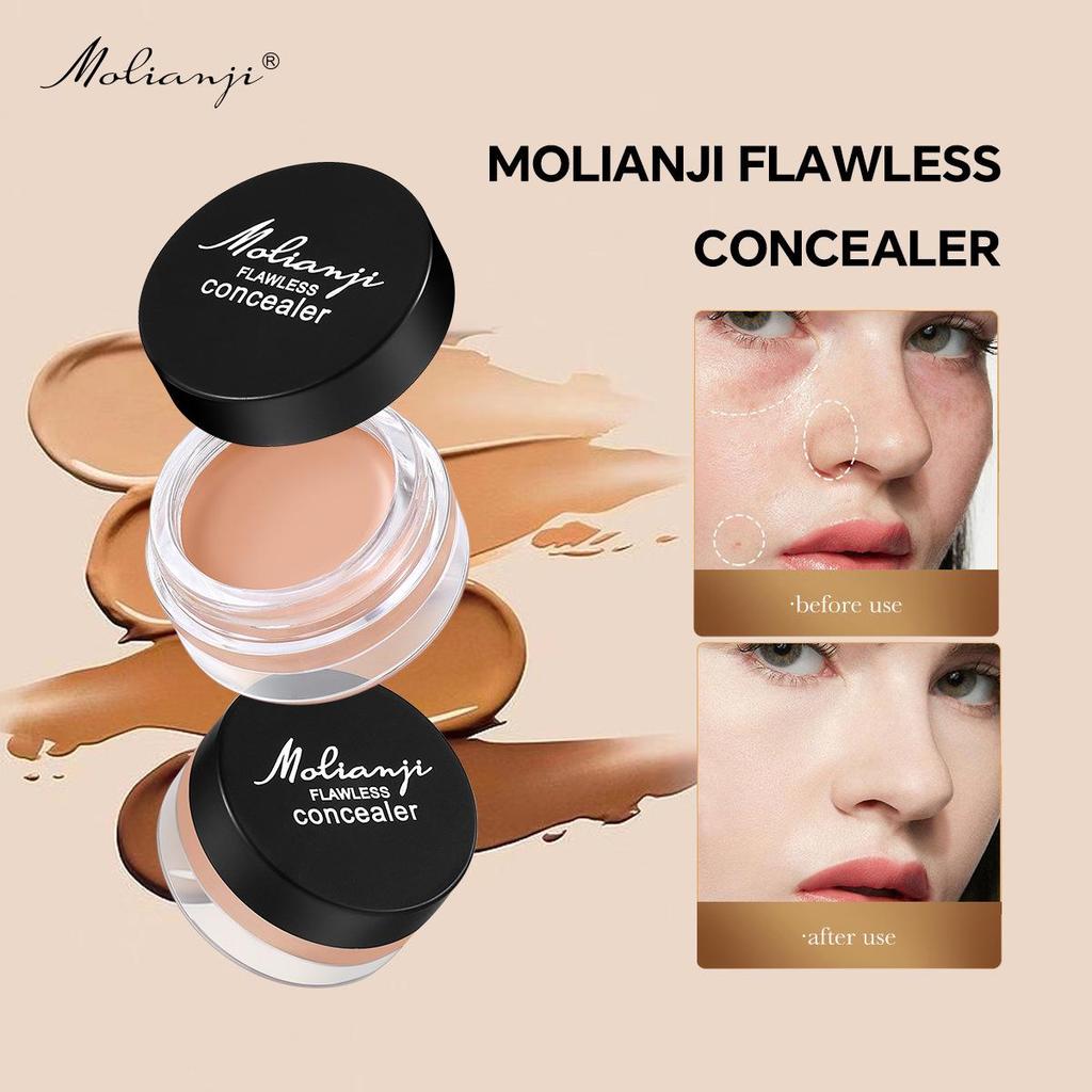 Waterproof Concealer Cream: Brightens Skin, Covers Acne, Freckles, Dark Circles, and Provides Contouring