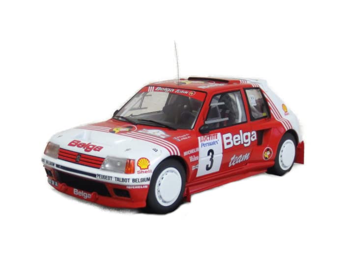 Ixo Model Peugeot 205 T16 85 Epple Rally #3 B.Darniche/A.Mahe 1/18 18RMC135