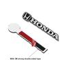WDM2 5/10Pcs Mini Aluminum Car Decorative Stickers For Honda civic accord fit jazz pilot CRV odyssey passport city shuttle HRV vezel