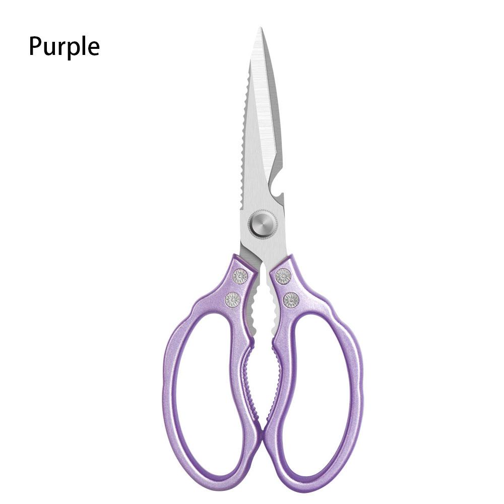 Multifunctional 5CR13 Japanese Stainless Steel Durable Kitchen Scissors For Roast Meat Shear Knife Can Cut Meat Fish Vegetable