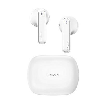 Bluetooth 5.0 TWS Wireless Headphones USAMS White