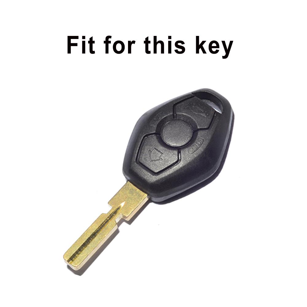 Gun Grey Remote Auto Shell Fob for Bmw X3 E83 X3 E46 E39 E53 X5 Serie 7 5 3 330i Car Key Cover Holder Case Keyless Accessories