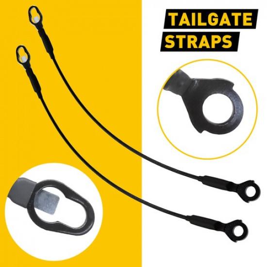 Left and Right Support Cable Tailgate Pair for Ford F150 F250 F350 F450 F550 EOA