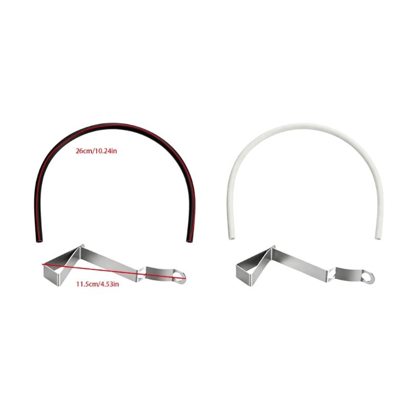 3Pack Easy Installation Flushing Tube Clamps And Flexible Overflow Replacement Refill Tube and Clamps Accessory