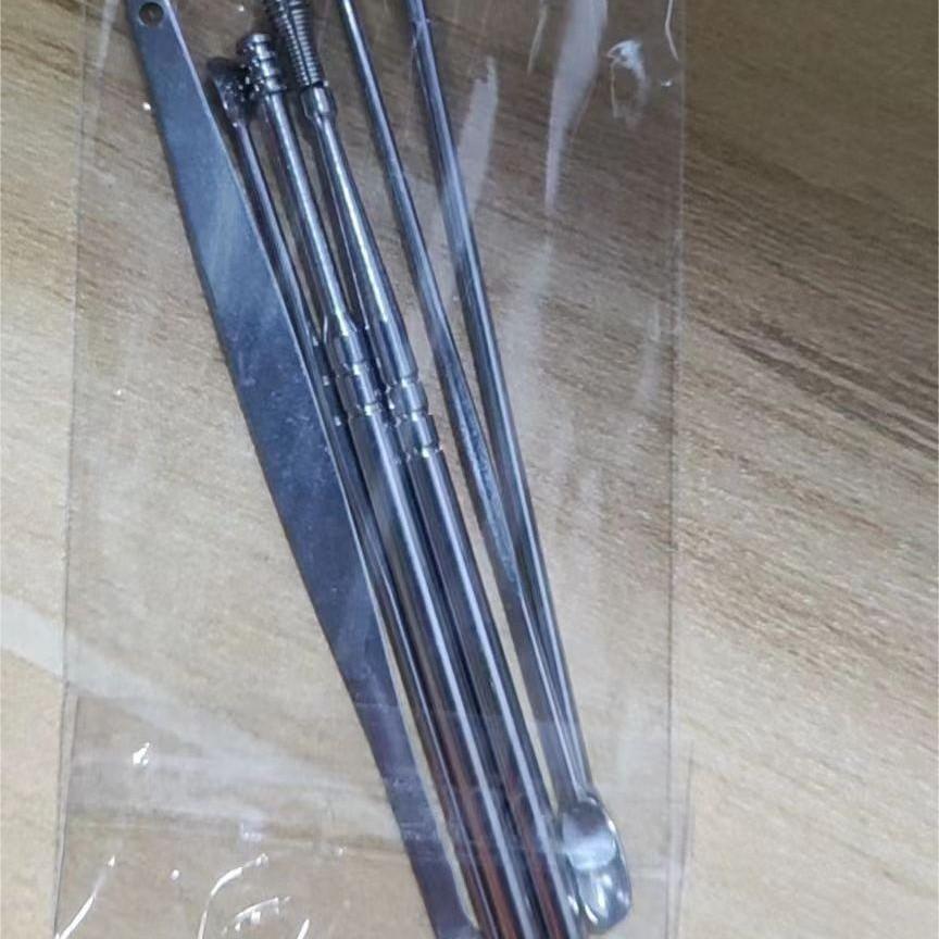 

Stainless Steel Ear Cleaning Tool Set - 6 Pieces for Adults and Children