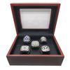 Dallas Denim Crown Jewelry Ring Set 5 Pieces European and American Men's Fashion Rings