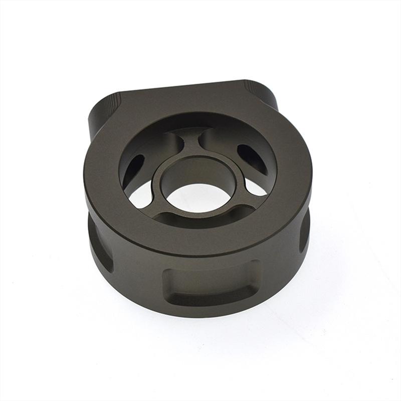 Aluminum Oil Filter Sandwich Trument Plate Adapter M20-1.5 3/4-16UNF Oil Temperature Pressure Sensor Base Universal