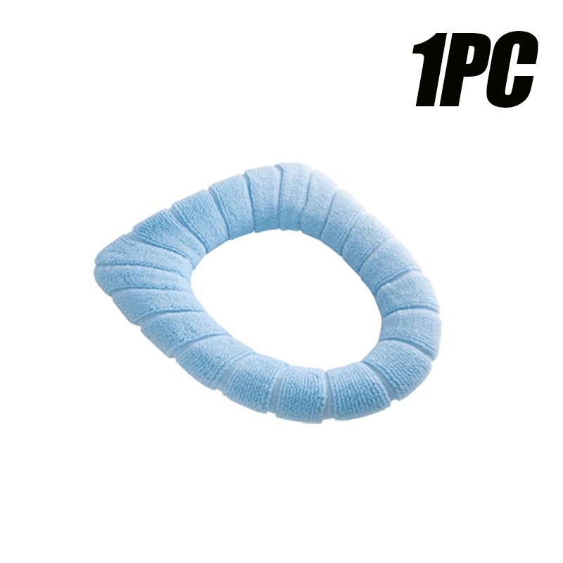 20 pezzi Cuscino per sedile WC per uso domestico Inverno Ispessito Peluche Cuscino per sedile WC Scalda sedile WC Coprisedile per WC
