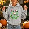Boo-Lieve Christmas Hat Ghosts Graphic Hoodie Cute Spooky Halloween Holiday Pullover Unisex Winter Casual Streetwear Tops