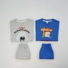 25-Piece Pure Cotton Unisex Baby Casual Set - Summer Japanese Cartoon Bread Thief Design
