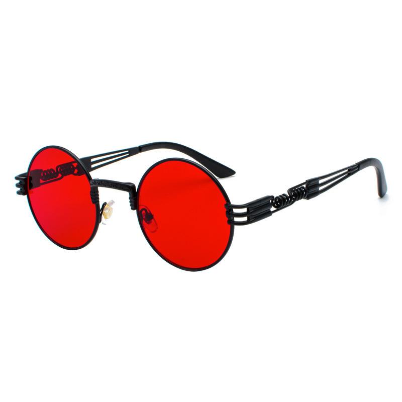 Vintage Sunglasses Punk Steam Prince Glasses Men'S Metal Round Frame Spring Glasses Frame Women'S Sunglasses