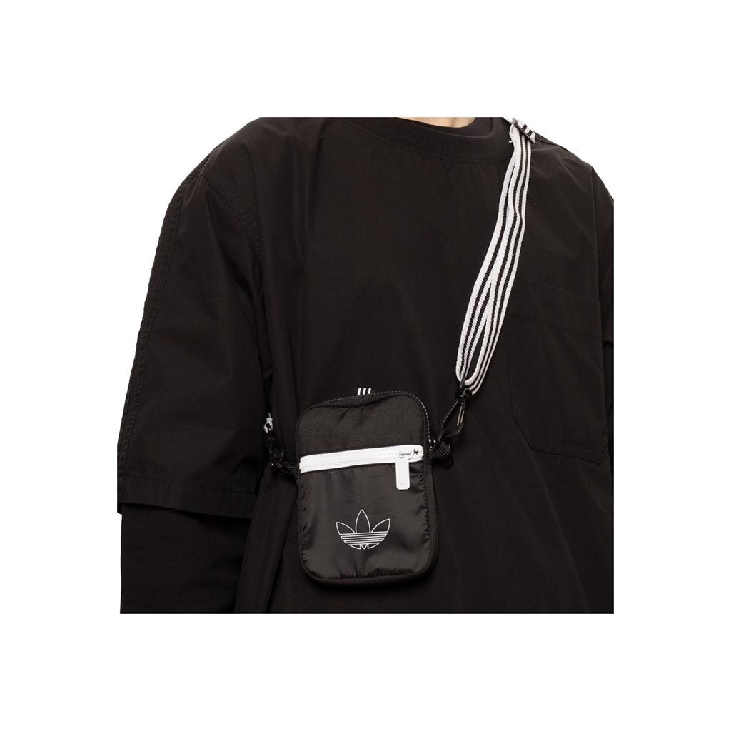New Adidas Originals Polyester Festival Crossbody Bag Regular Unisex Black FM1352