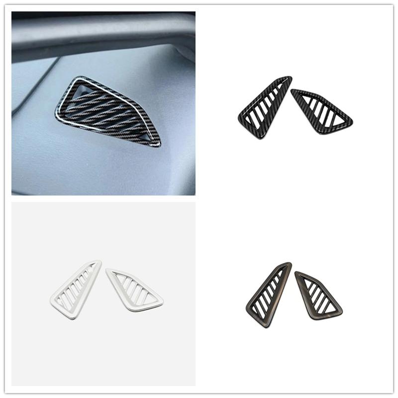For Toyota Corolla Cross XG10     Interior Front Up Air Condition Outlet Vent Frame Cover Trims Car Accessories