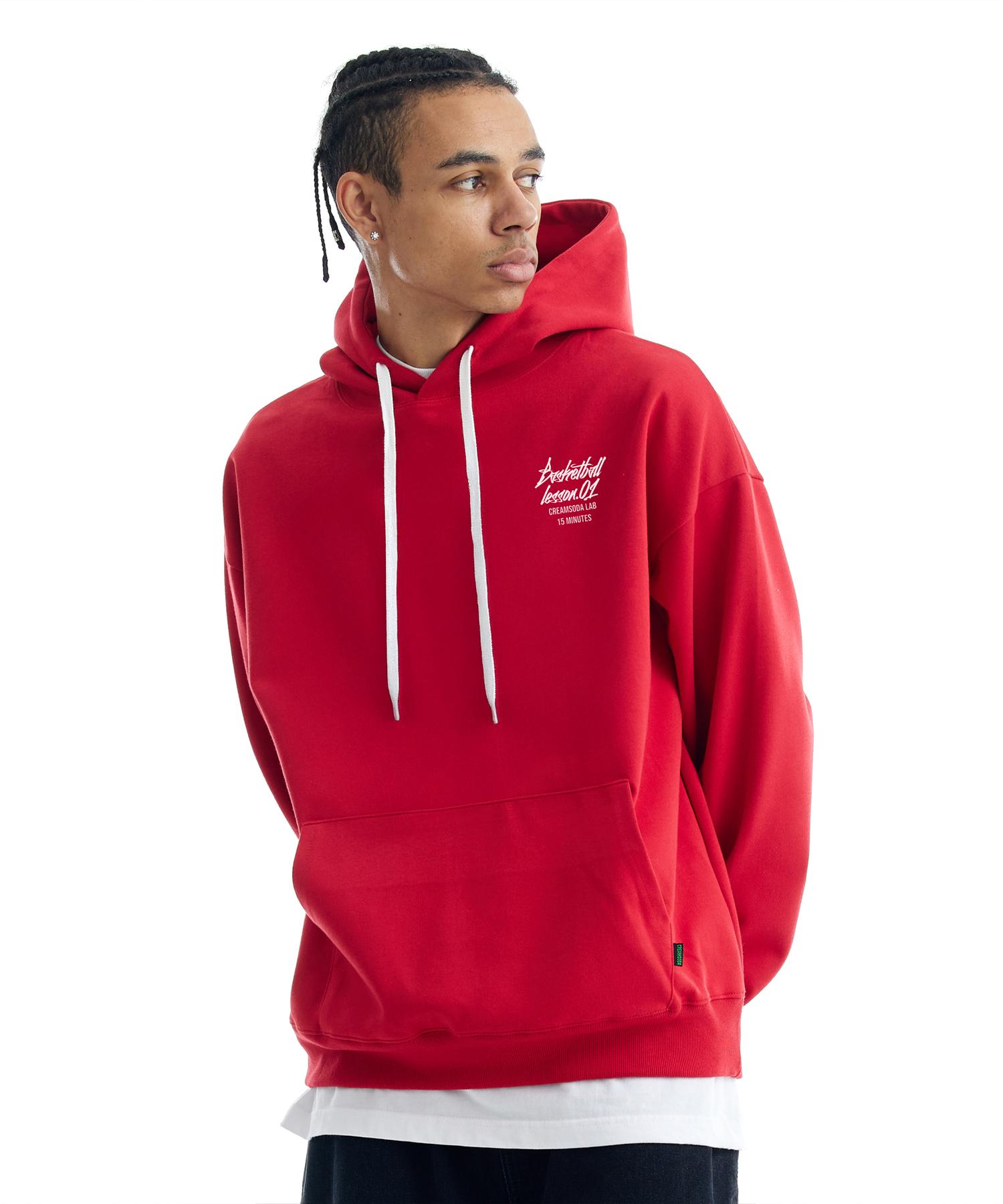 Cream Soda Lab Quarter Teamplay Red White Hoodie General M(1)