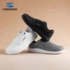 HOBIBEAR Unisex Wide Toe Shoes Minimalist Barefoot Canvas Sneakers Lace-up Walking Shoes for Men &Women