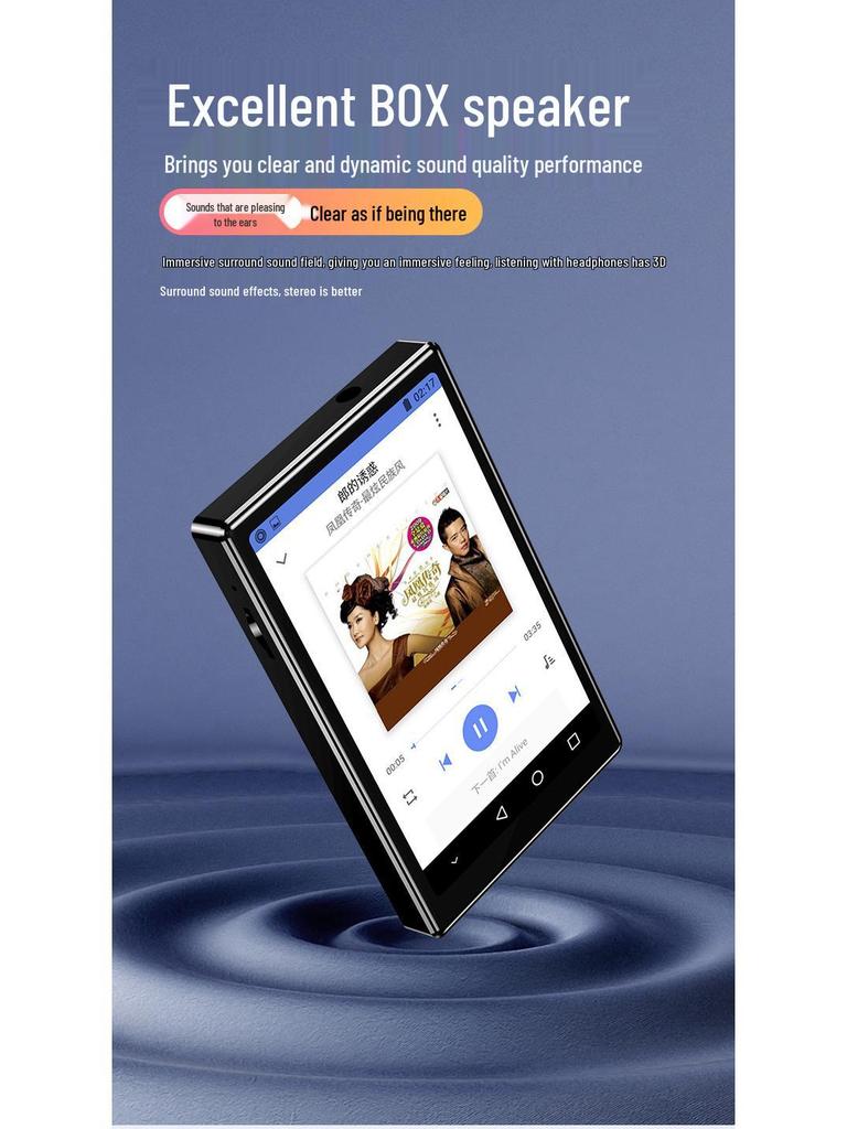 M6 4" Full-Screen MP3/MP4 Player: Portable Music, E-books, Novels