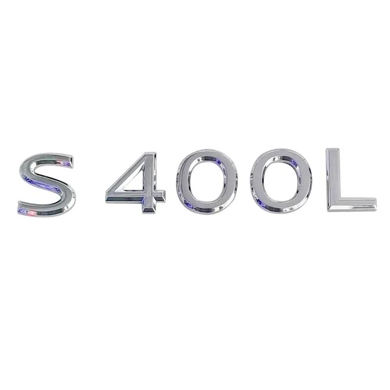 

ABS Car Body Side Emblem Sticker Trunk Badge Decals for Mercedes Benz Maybach S400L S450L S480L S500L S580L S600L S680L Exterior