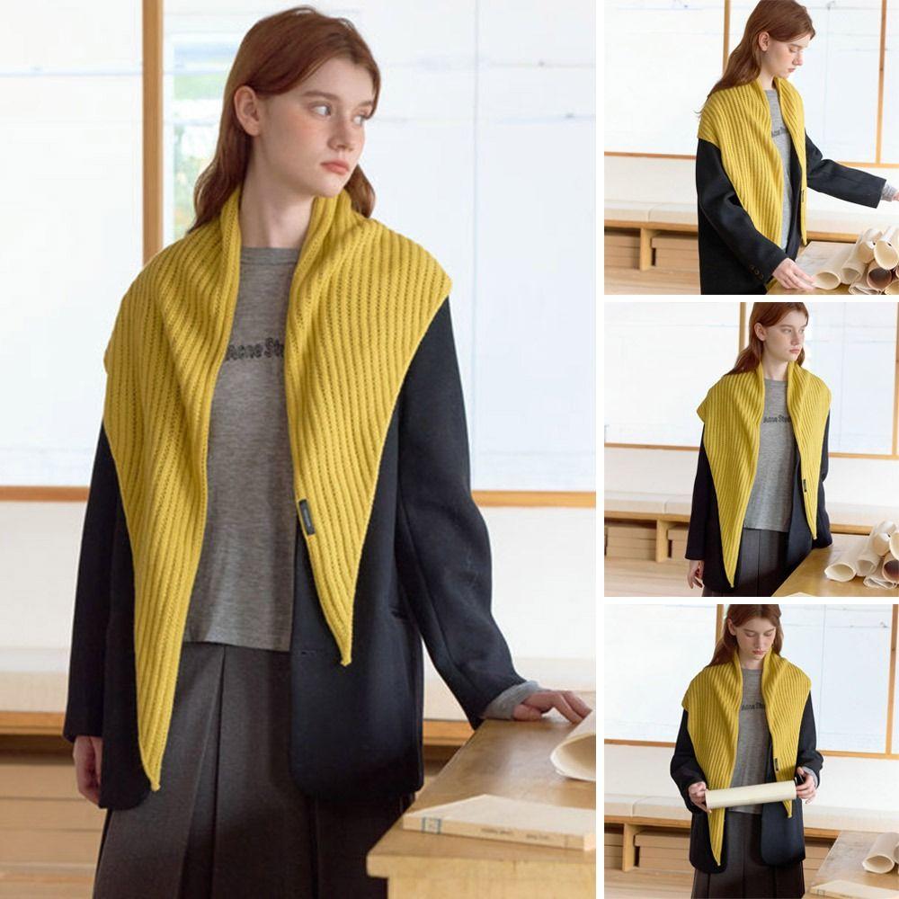 Fular Triunghiular Multifuncțional Cald Fular de Cap pentru Femei Șal de Modă pentru Femei Femei