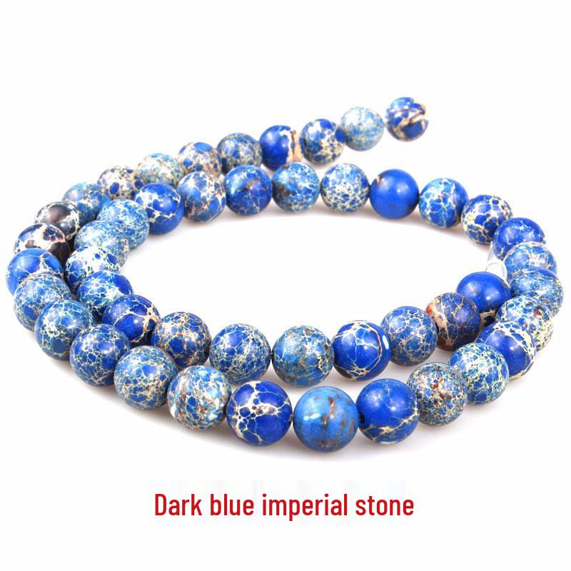 Snake Skin Stone Beads: Natural Emperor Handmade Jewelry Accessories 6mm Snakeskin Stone ~62 beads, 21g