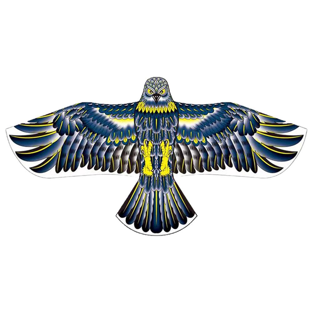 Flat Eagle Kites With 20 Meter Line Outdoor Toys Eagle Chinese Kite Games Bird Sports Kite Flying Outdoor Toys Style Kite B4U8